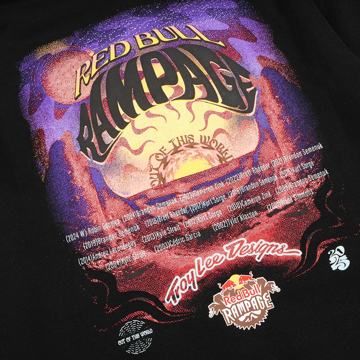 Pullover Hoodie Troy Lee Designs X Redbull Rampage Valley of Gods Black