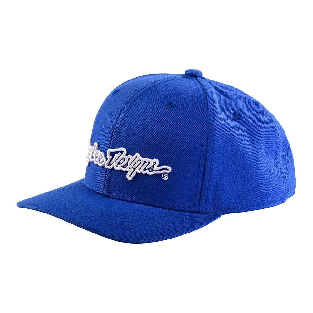 Snapback Hat Signature Blue White – Troy Lee Designs UK