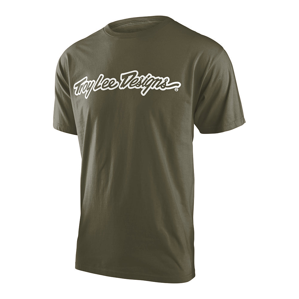 TLD Short Sleeve Tee Signature Military Green Military Green