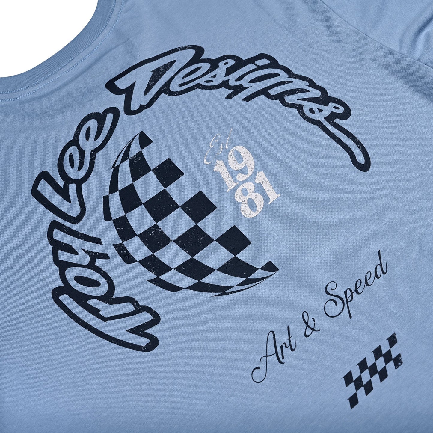 TLD Short Sleeve Tee Worldwide Dusty Blue