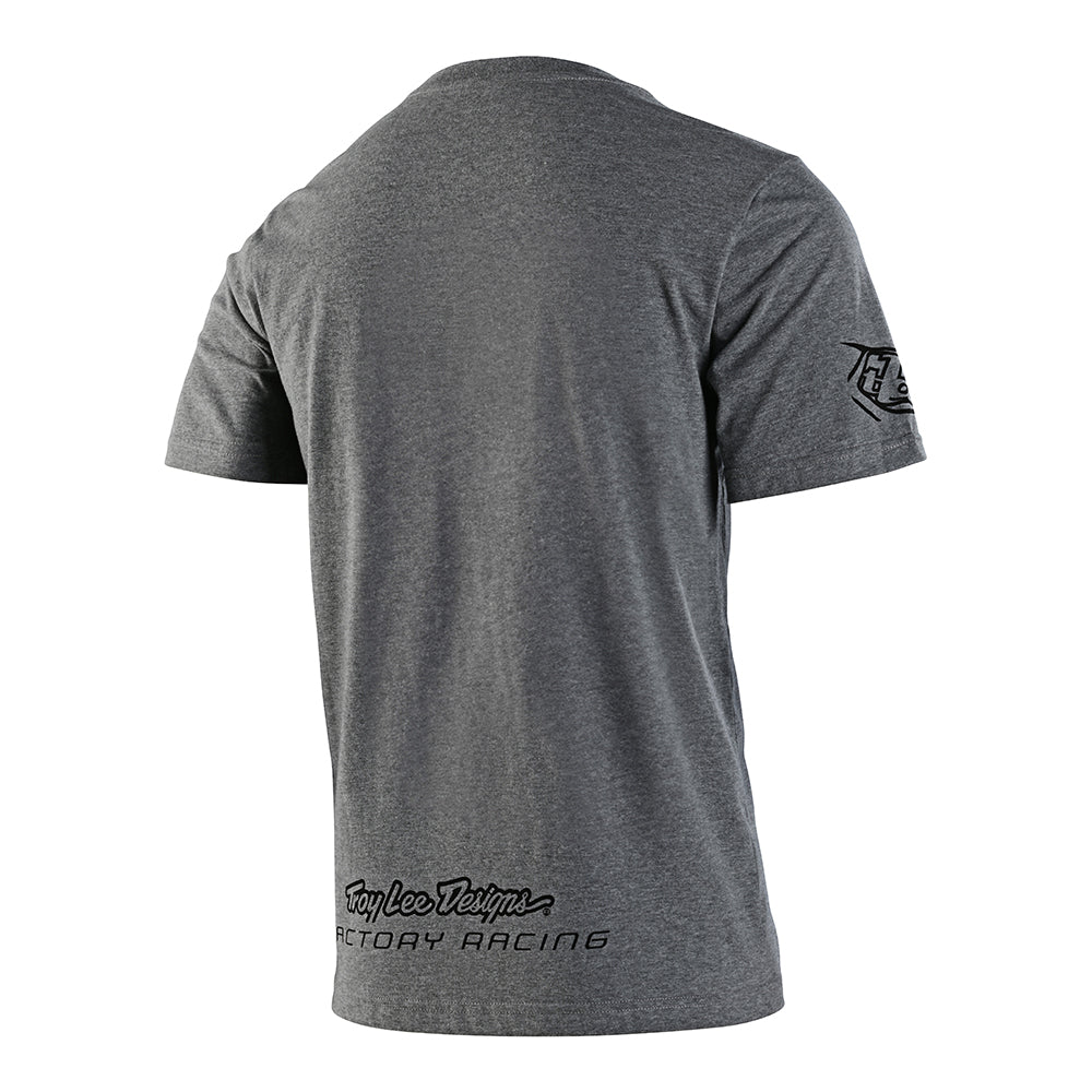 TLD Short Sleeve Tee TLD Factory Racing Heather Grey HEATHER Grey