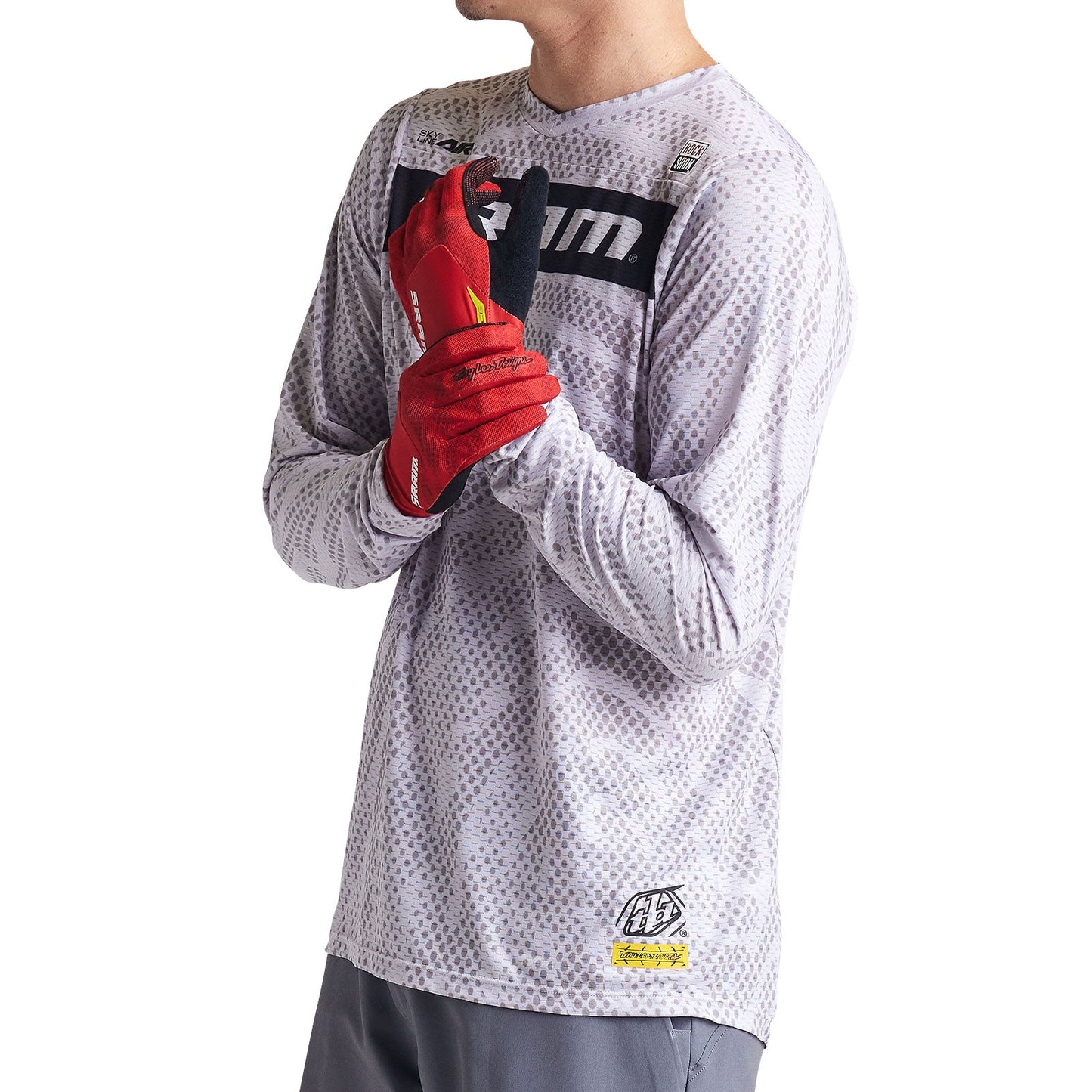 Troy Lee Skyline Air LS Jersey SRAM Roots Cement