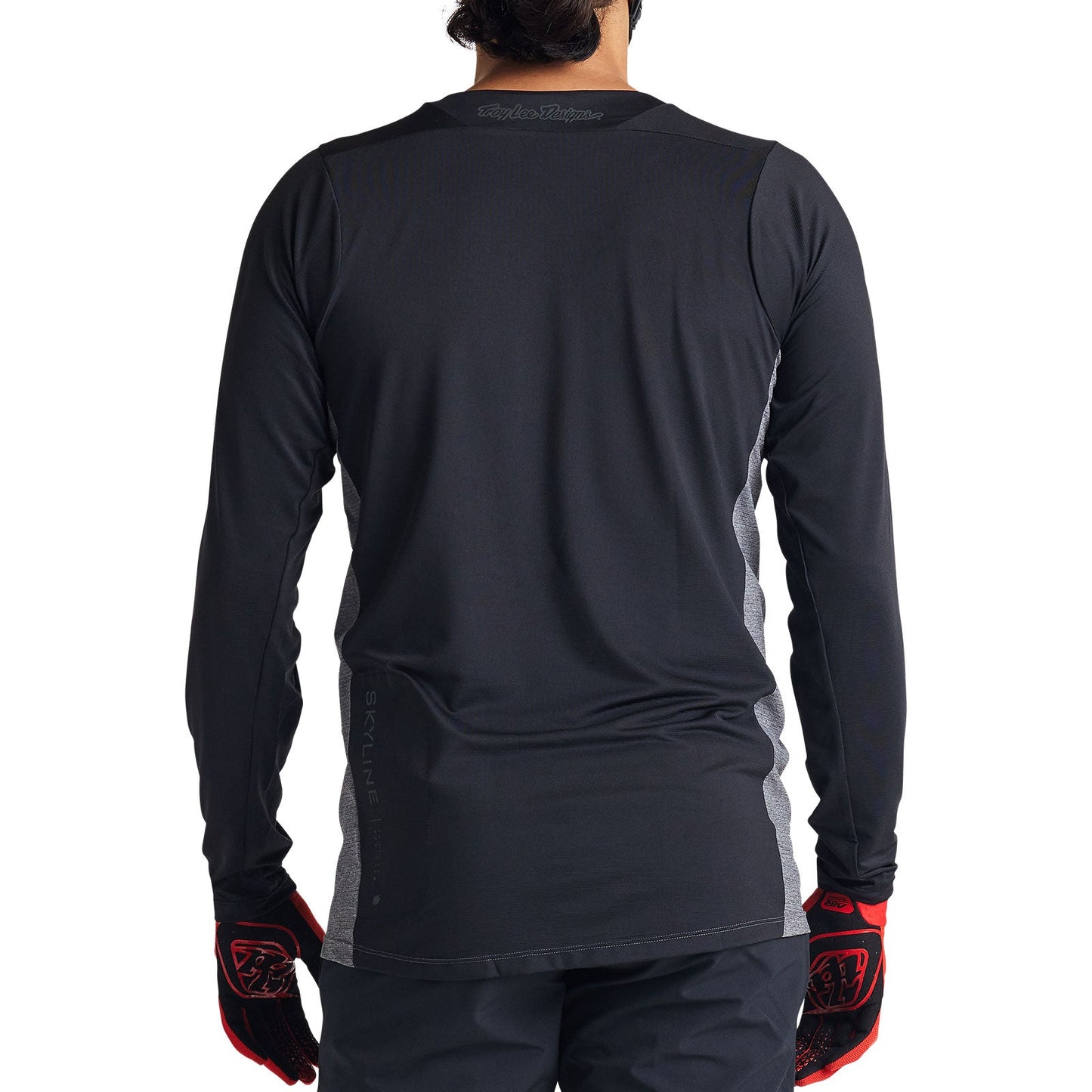 Troy Lee Skyline LS Jersey Signature Heather Gray / Black