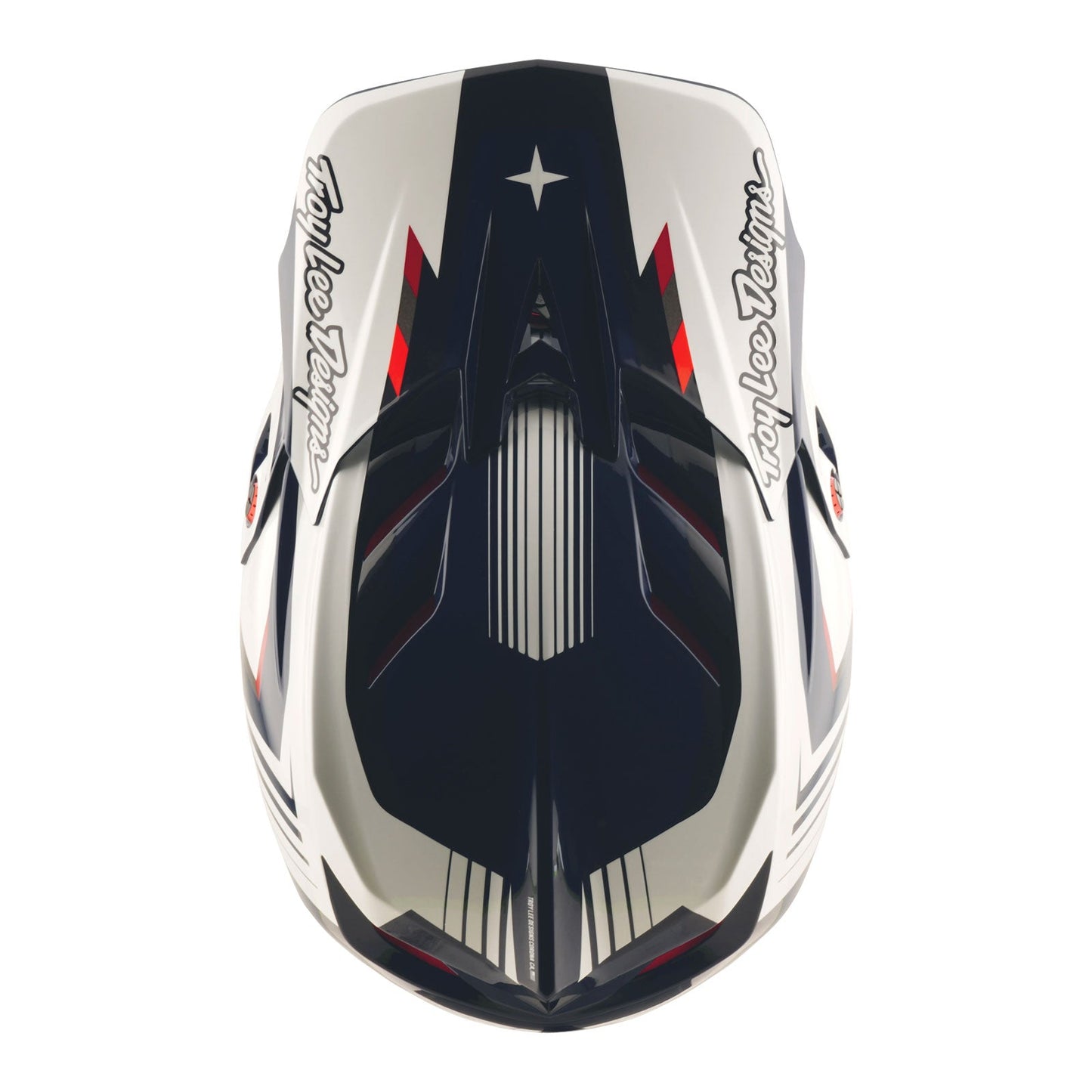 TLD D4 Polyacrylite Helmet Qualifer Blue / White