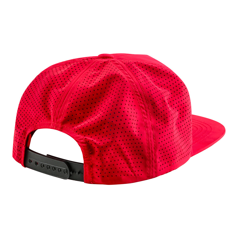 TLD Unstructured Snapback Speed Patch Poppy Red