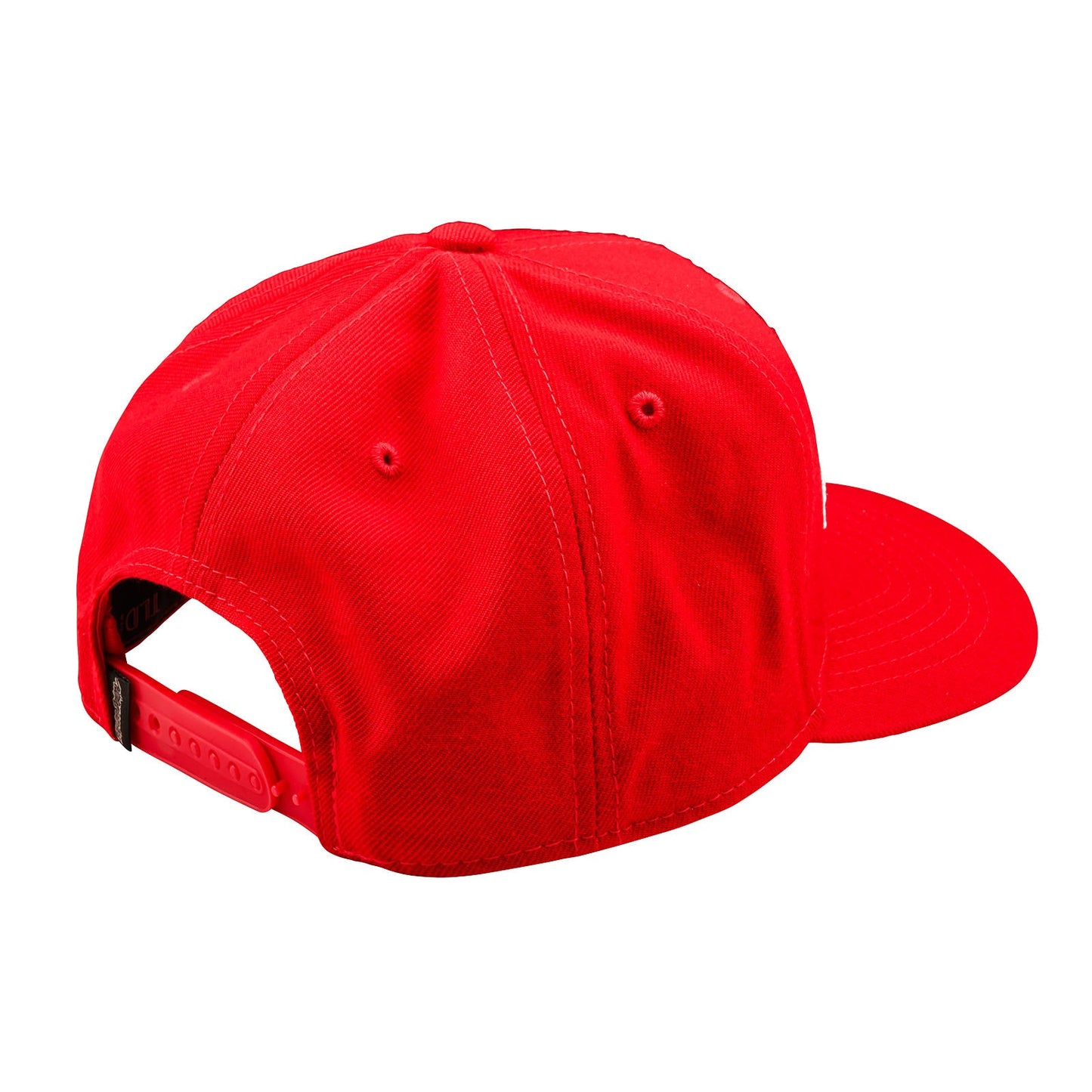 TLD Curved Snapback Hat Signature Team Red