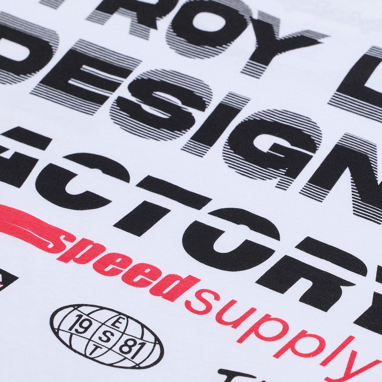 TLD Short Sleeve Tee Factory White