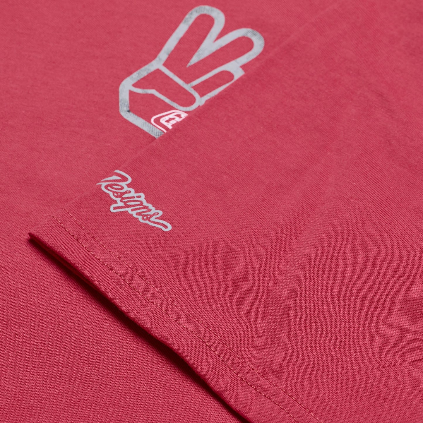 TLD Short Sleeve Tee Peace Out Fuchsia
