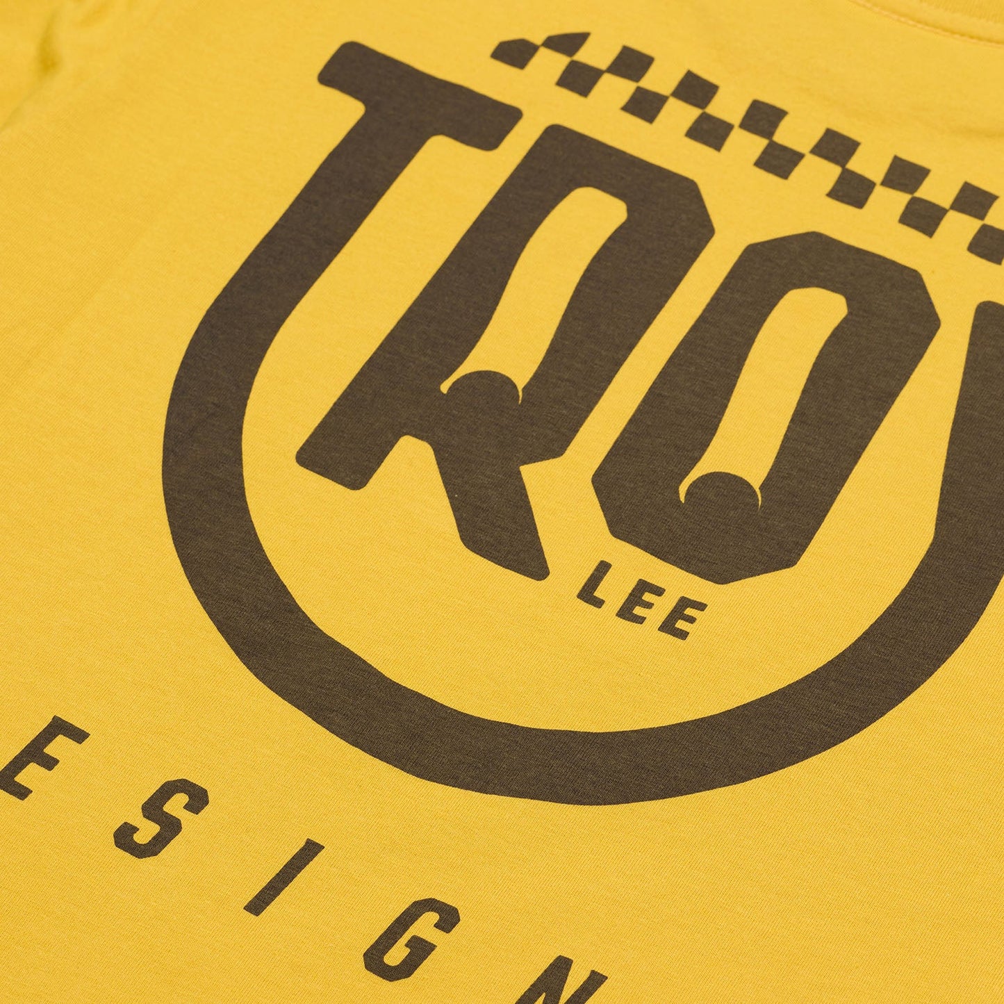 TLD Womens Short Sleeve Tee Smiley Golden