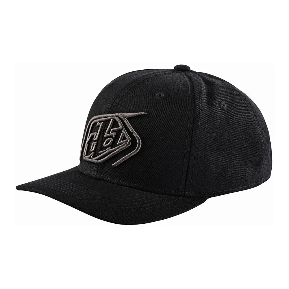 Snapback Hat Crop Black / Charcoal – Troy Lee Designs UK
