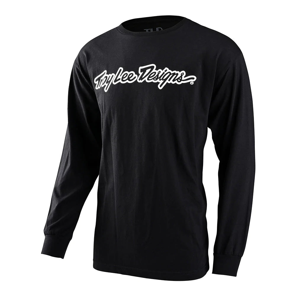 TLD Long Sleeve Tee Signature Black Black