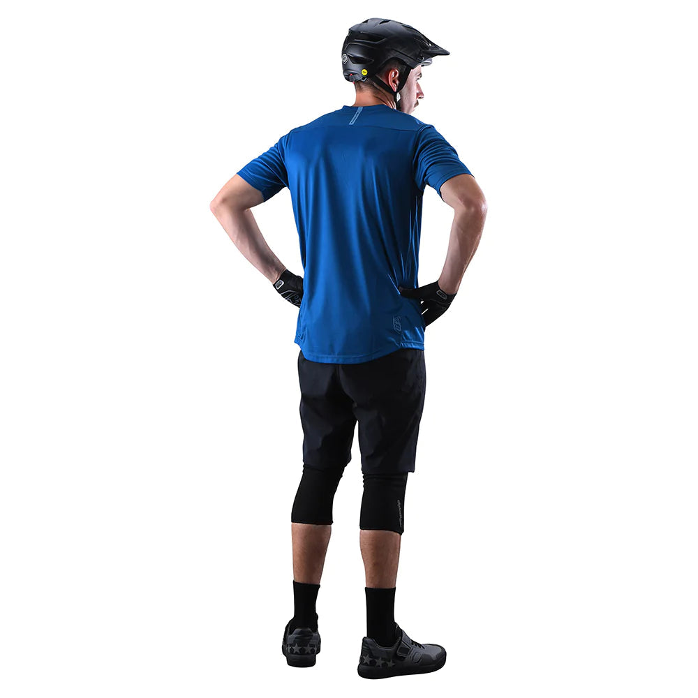 Troy Lee FLOWLINE SHORT SLEEVE JERSEY SOLID Slate Blue