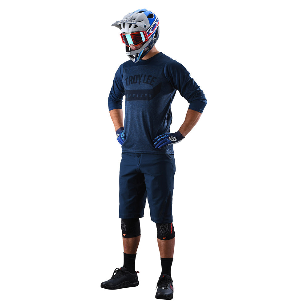 Troy Lee RUCKUS SHORT W/LINER SOLID Dark Slate Blue