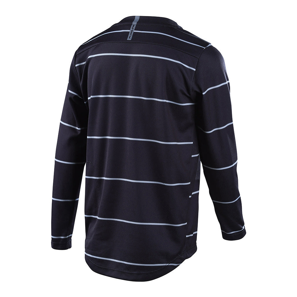 Troy Lee YOUTH FLOWLINE LONG SLEEVE JERSEY REVERT Black