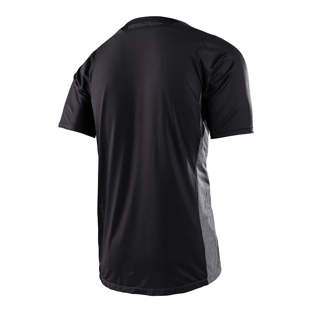 Troy Lee Skyline SS Jersey Signature Heather Grey / Black