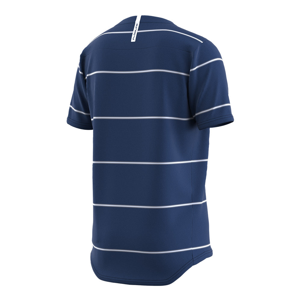 Troy Lee Youth Flowline SS Jersey Revert True Blue