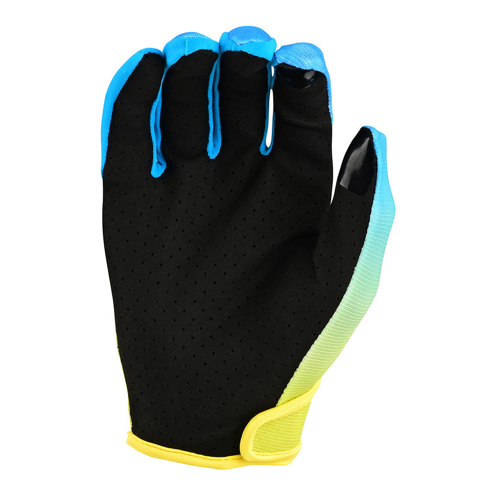 Troy Lee FLOWLINE GLOVE FAZE Blue/Yellow