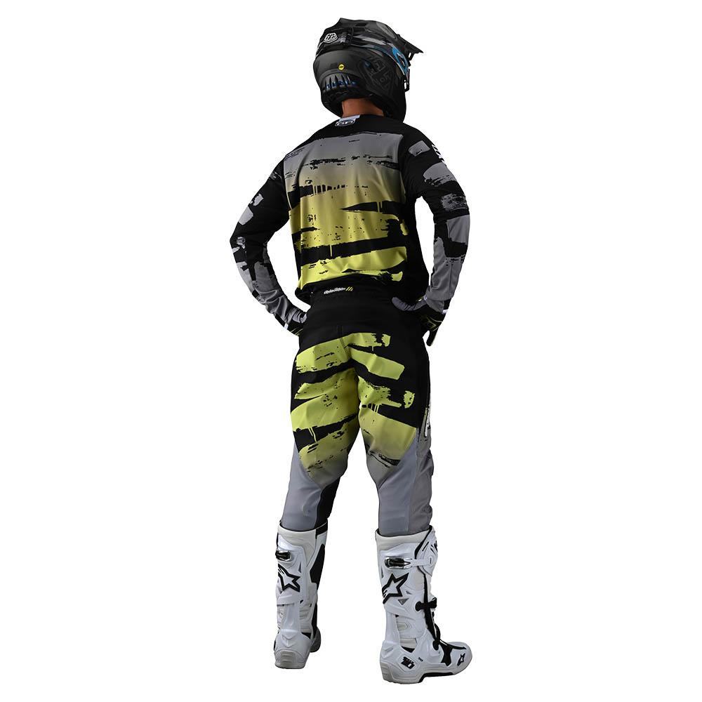 Troy Lee GP PANT BRUSHED Black/Glo Green