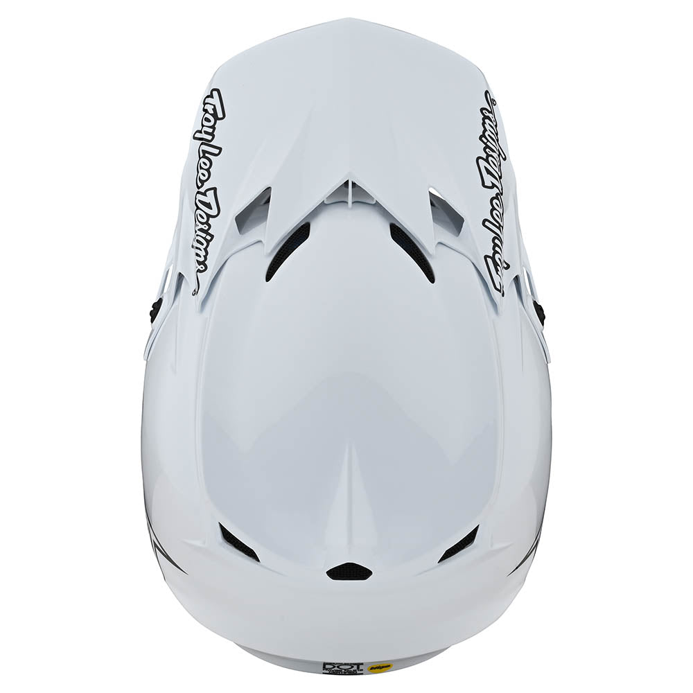 Troy Lee SE4 POLYACRYLITE HELMET MONO White