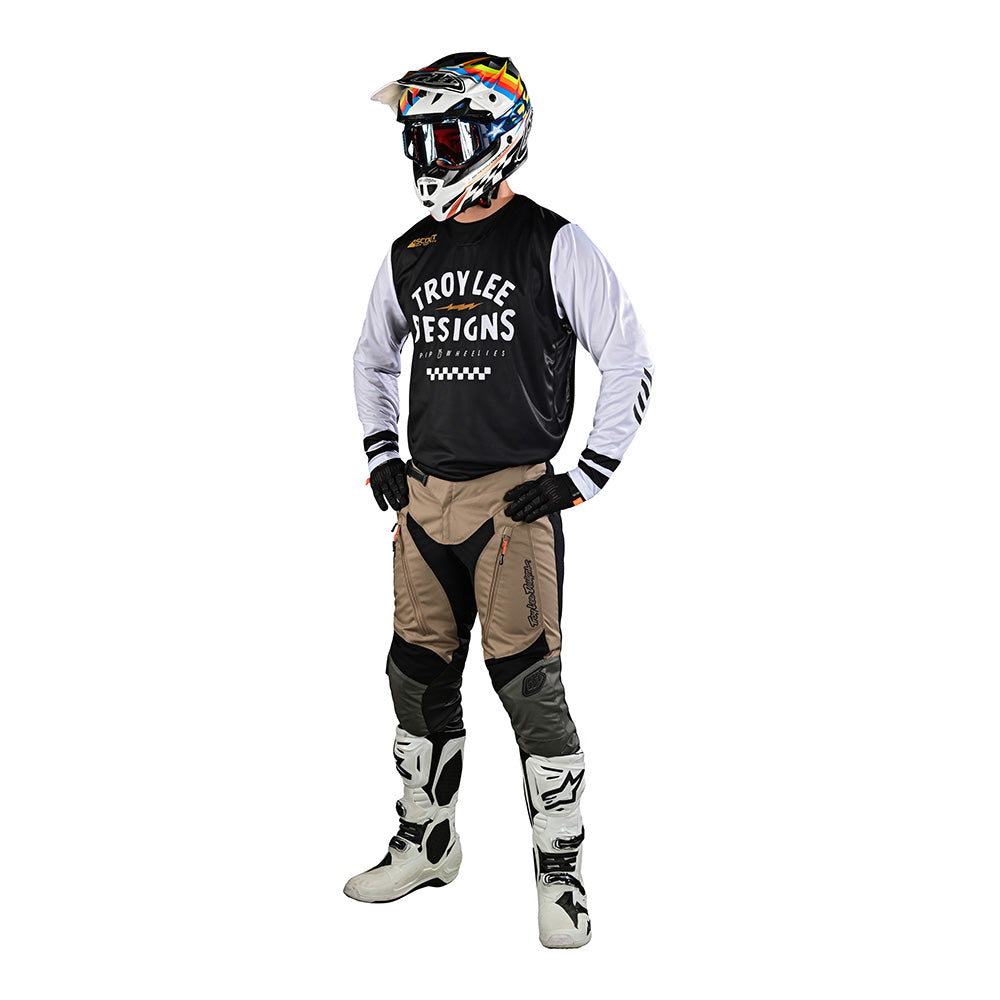 Troy Lee Scout GP Jersey Ride On Black / White