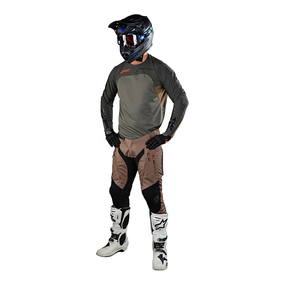 Troy Lee SCOUT SE PANT SOLID GRAVEL/BLACK