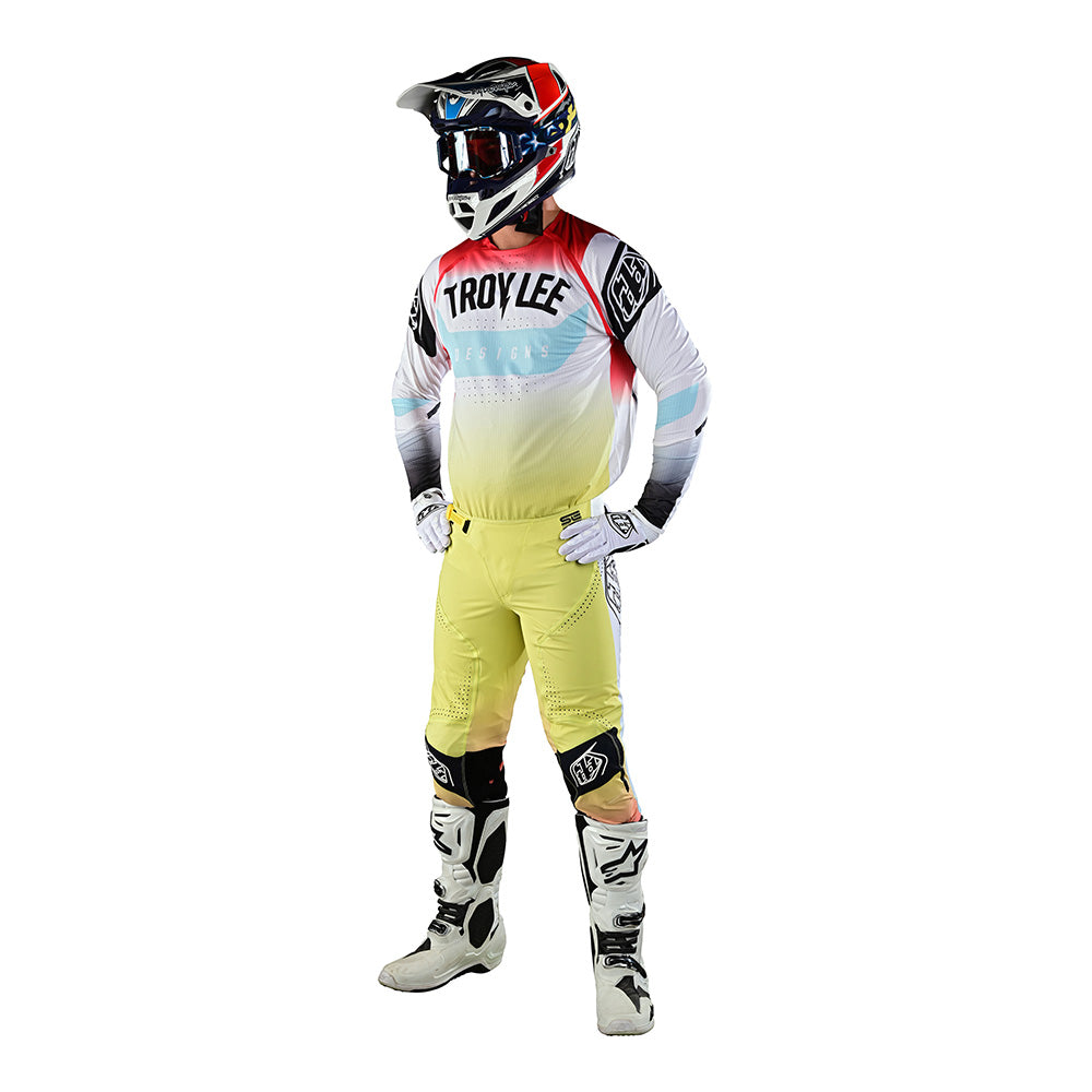 Troy Lee SE Ultra Pant Arc Acid Yellow / Red