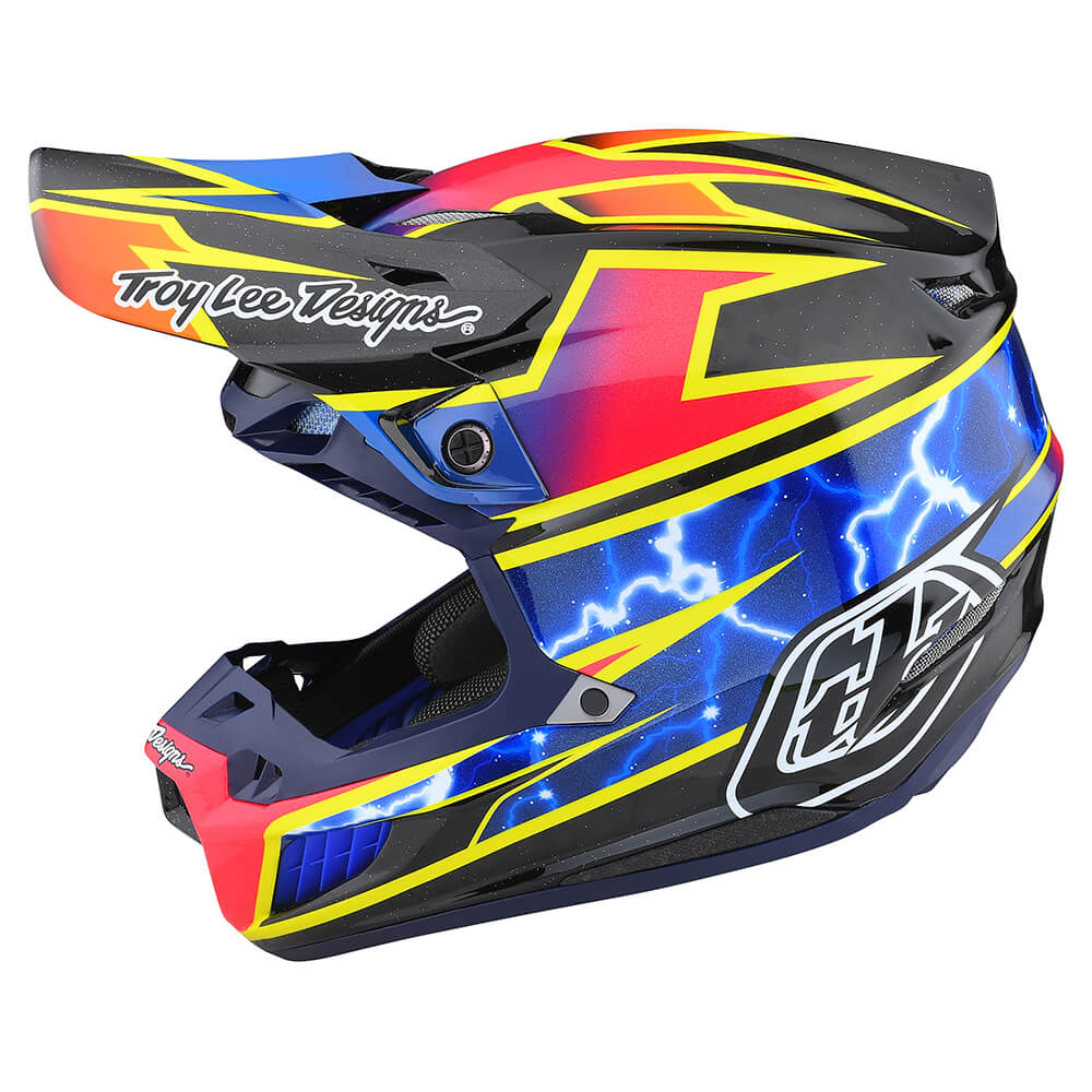Se5 Carbon Helmet W/Mips Lightning Black – Troy Lee Designs UK