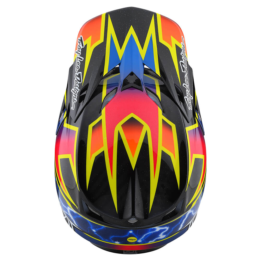 Troy Lee SE5 CARBON HELMET W/MIPS LIGHTNING Black