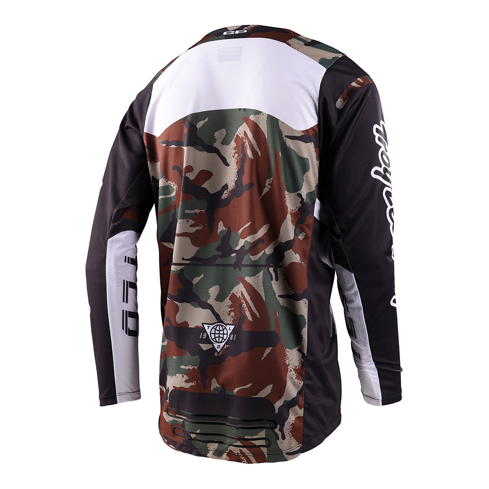 Troy Lee GP Pro Jersey Blends Camo Black / Green