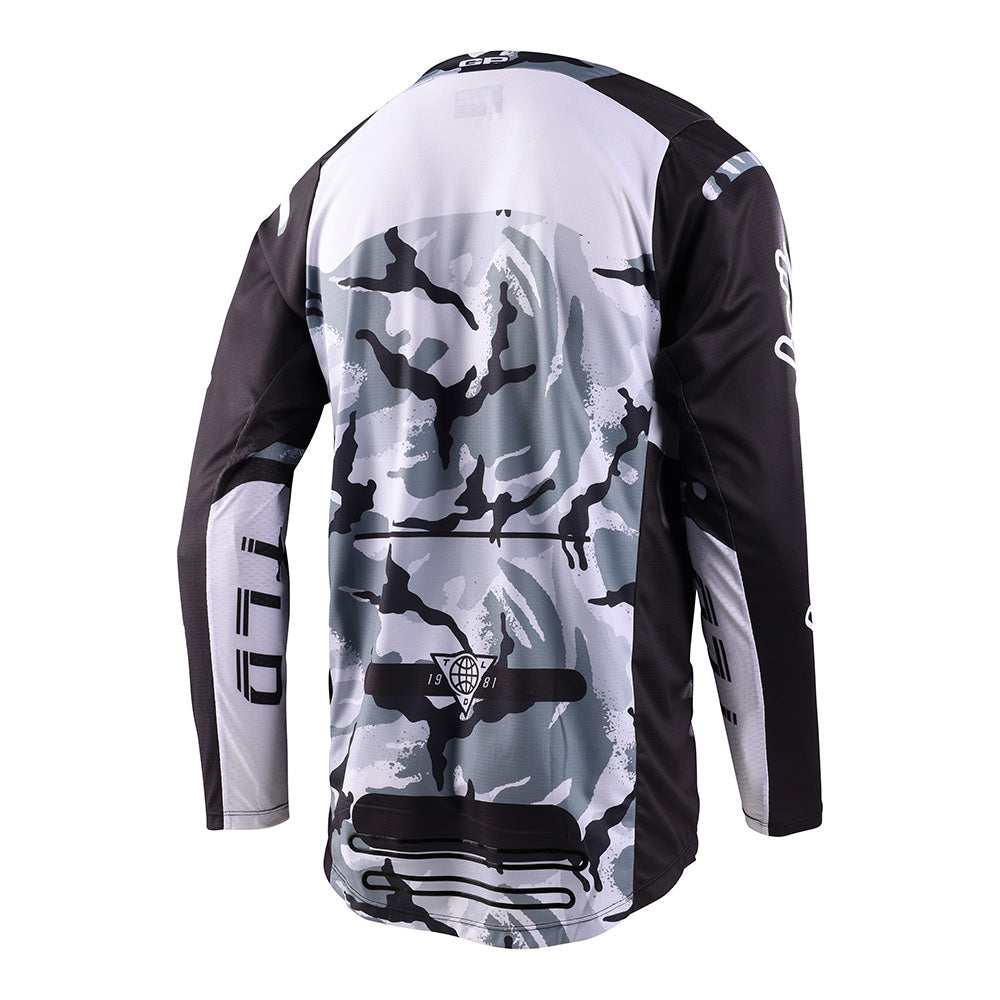 Troy Lee GP Pro Jersey Blends Camo Black / White