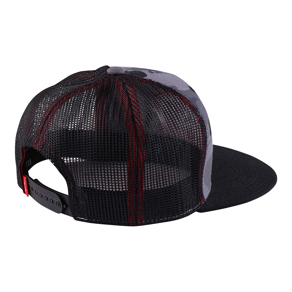 Troy Lee Trucker Snapback Bolt Patch Black Camo