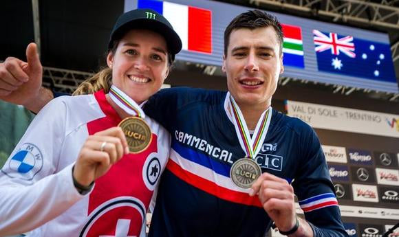 COULANGES, BROSNAN AND BALANCHE BRING HOME WORLD CHAMP DH MEDALS