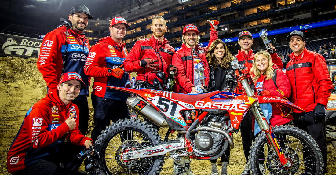GASGAS FACTORY RACING TEAM DOUBLES-DOWN WITH PODIUM FINISHES AT DETROIT SX!