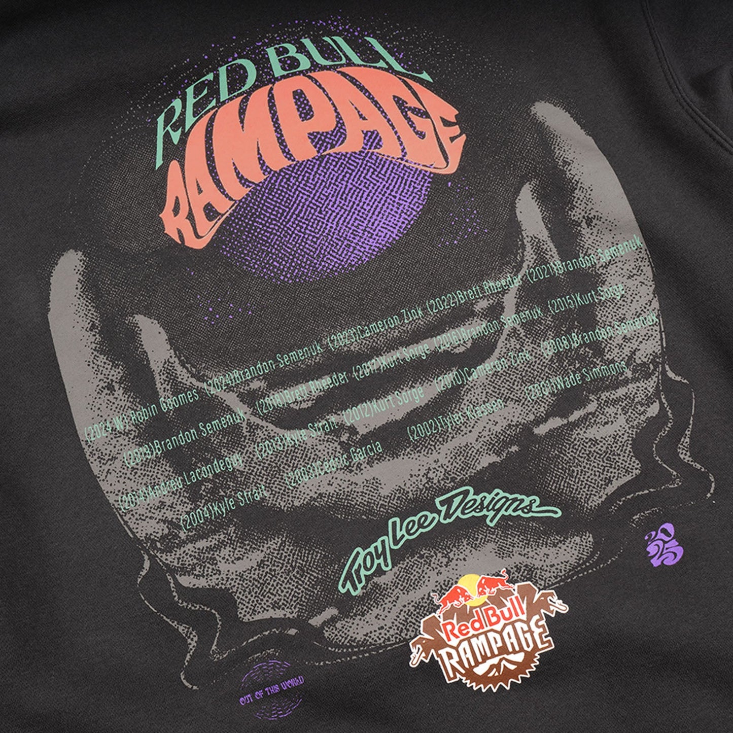 Pullover Hoodie Troy Lee Designs X Redbull Rampage Intergalactic Coal