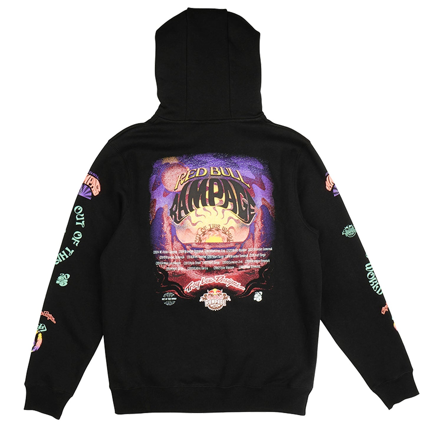 Pullover Hoodie Troy Lee Designs X Redbull Rampage Valley of Gods Black
