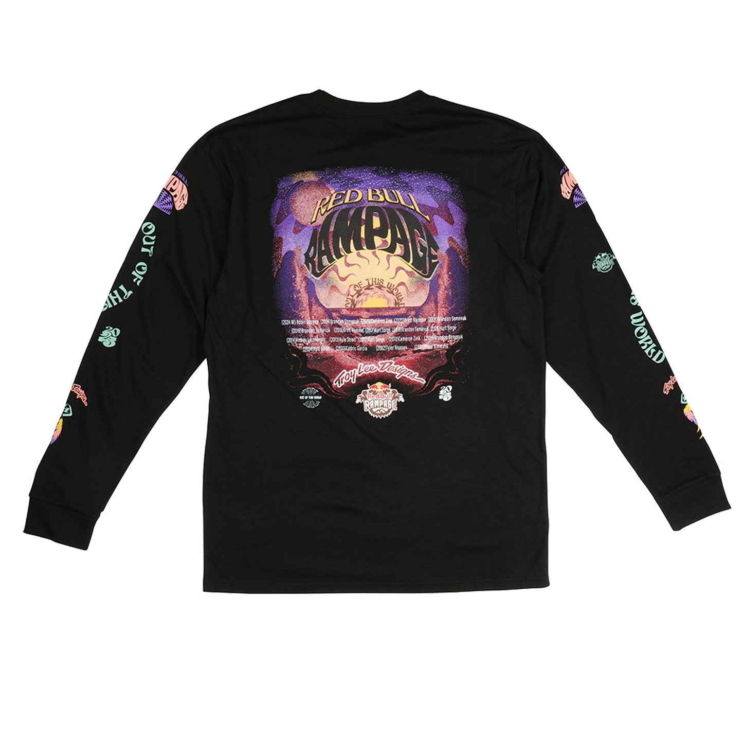 Long Sleeve Tee Troy Lee Designs X Redbull Rampage Valley of Gods Black