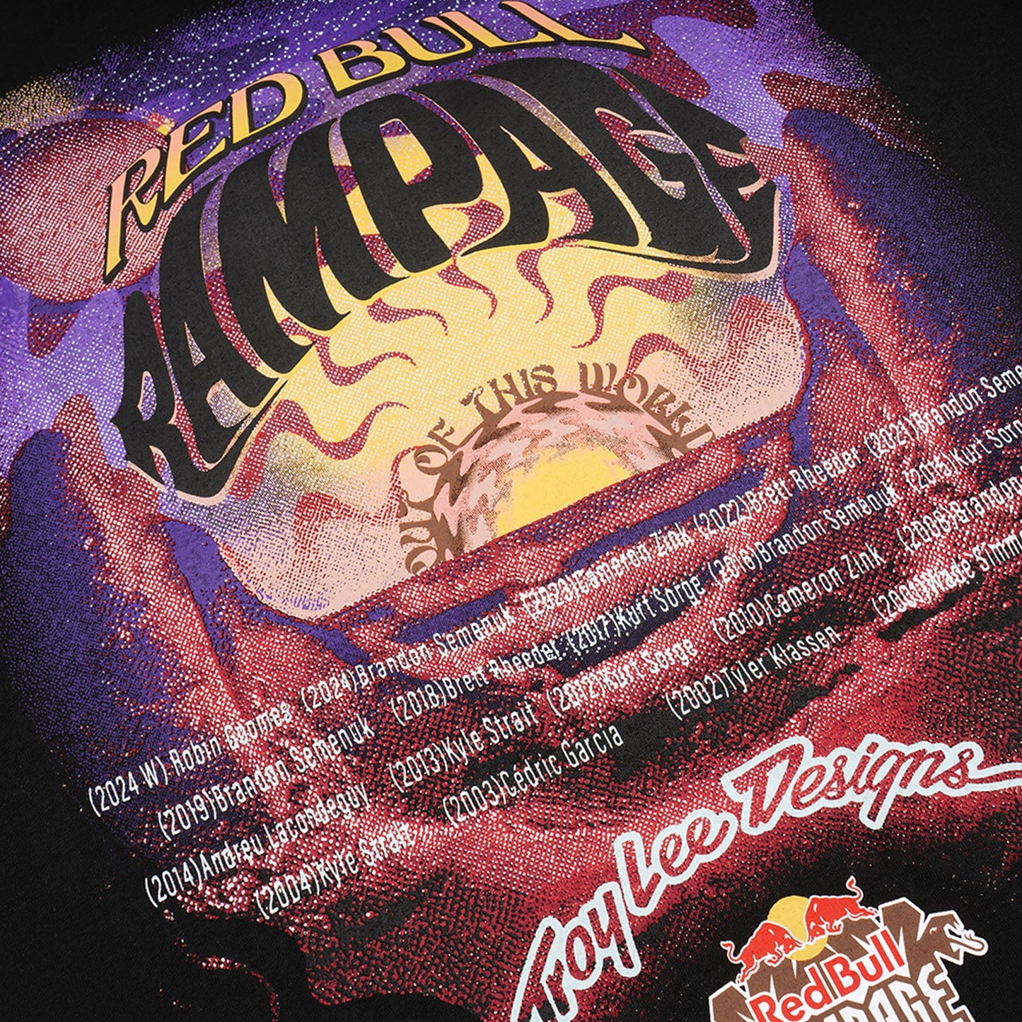 Long Sleeve Tee Troy Lee Designs X Redbull Rampage Valley of Gods Black