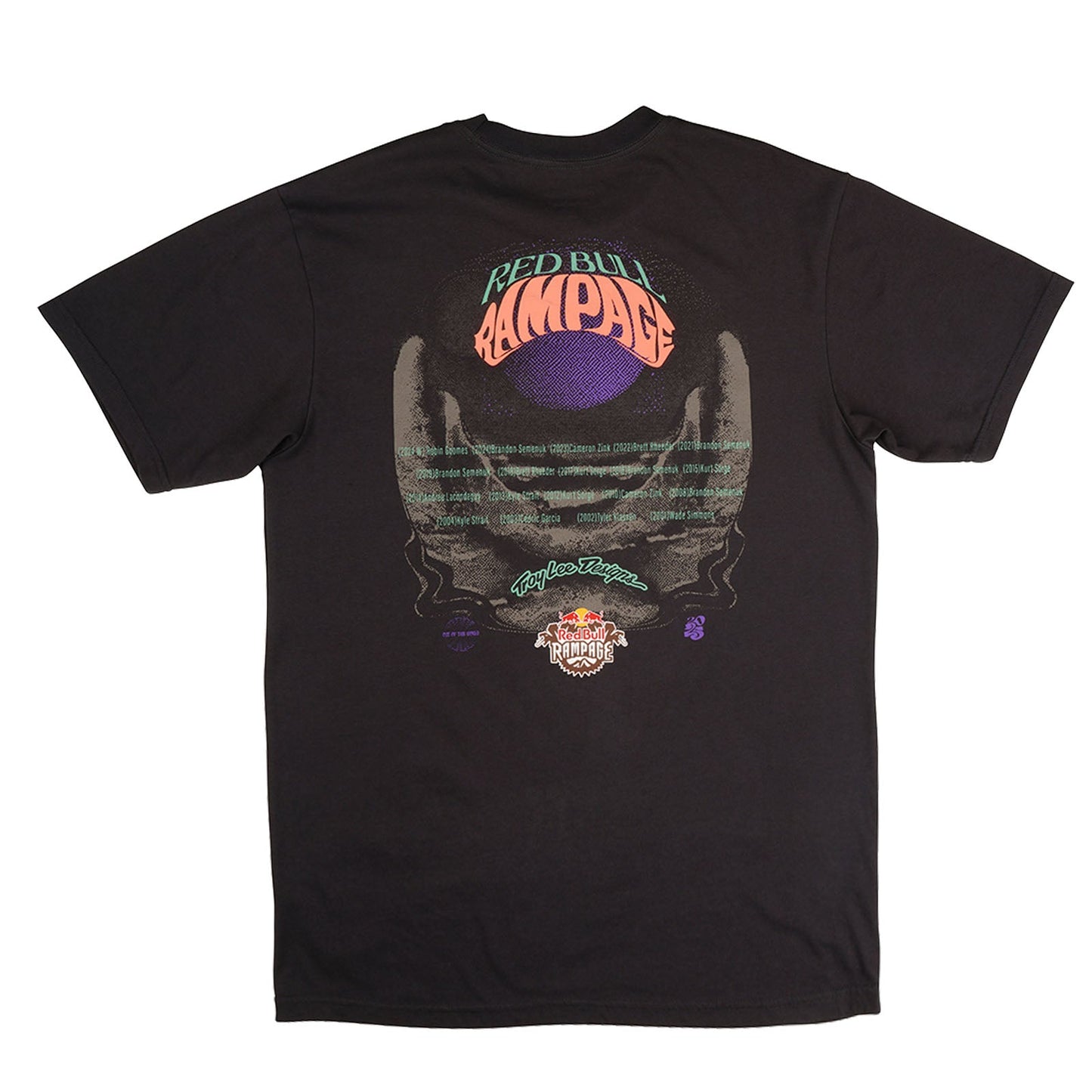 Short Sleeve Tee Troy Lee Designs X Redbull Rampage Intergalactic Coal