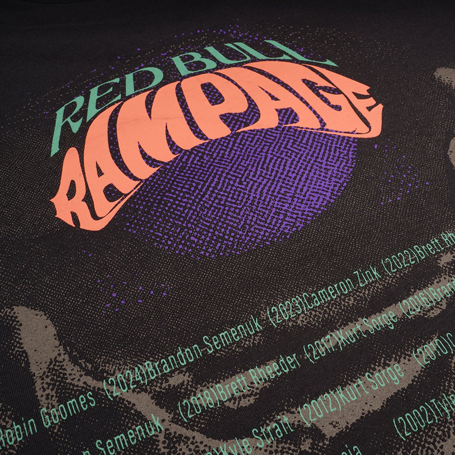 Short Sleeve Tee Troy Lee Designs X Redbull Rampage Intergalactic Coal