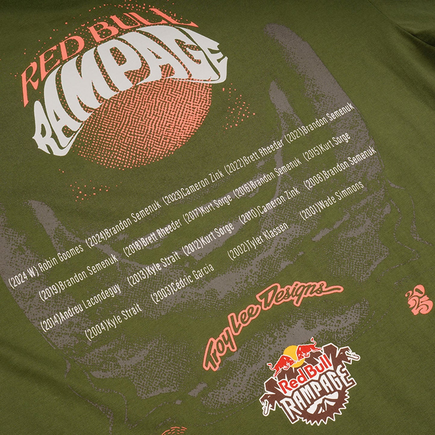 Short Sleeve Tee Troy Lee Designs X Redbull Rampage Intergalactic Ranger