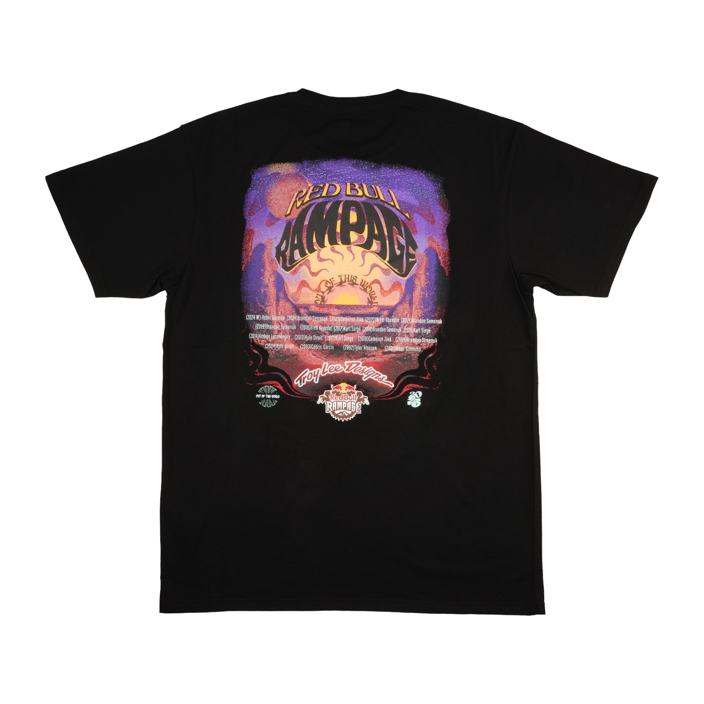 Short Sleeve Tee Troy Lee Designs X Redbull Rampage Valley of Gods Black