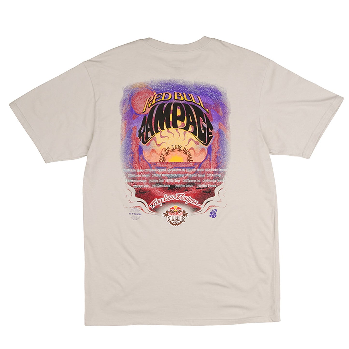 Short Sleeve Tee Troy Lee Designs X Redbull Rampage Valley of Gods Bone