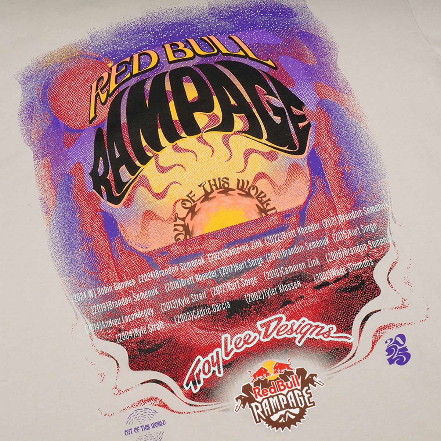 Short Sleeve Tee Troy Lee Designs X Redbull Rampage Valley of Gods Bone