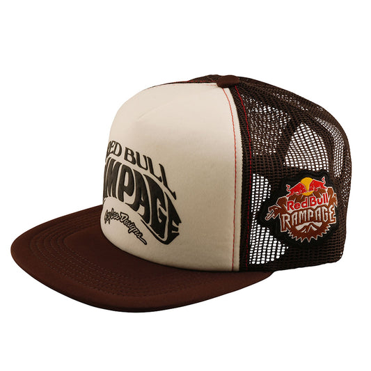 Trucker Hat Troy Lee Designs X Redbull Rampage Intergalactic Vintage White / Brown