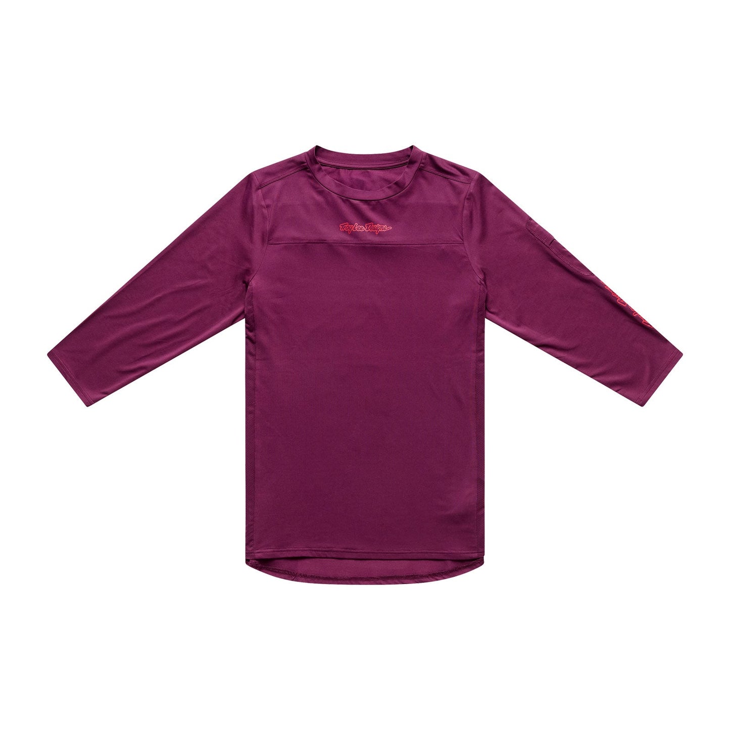 Ruckus Ride 3/4 Tee Mono Sangria