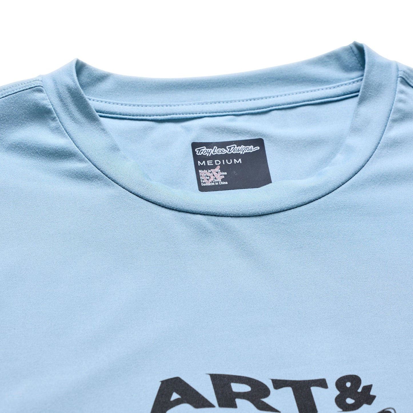 Ruckus Ride LS Tee Waves Dawn Blue