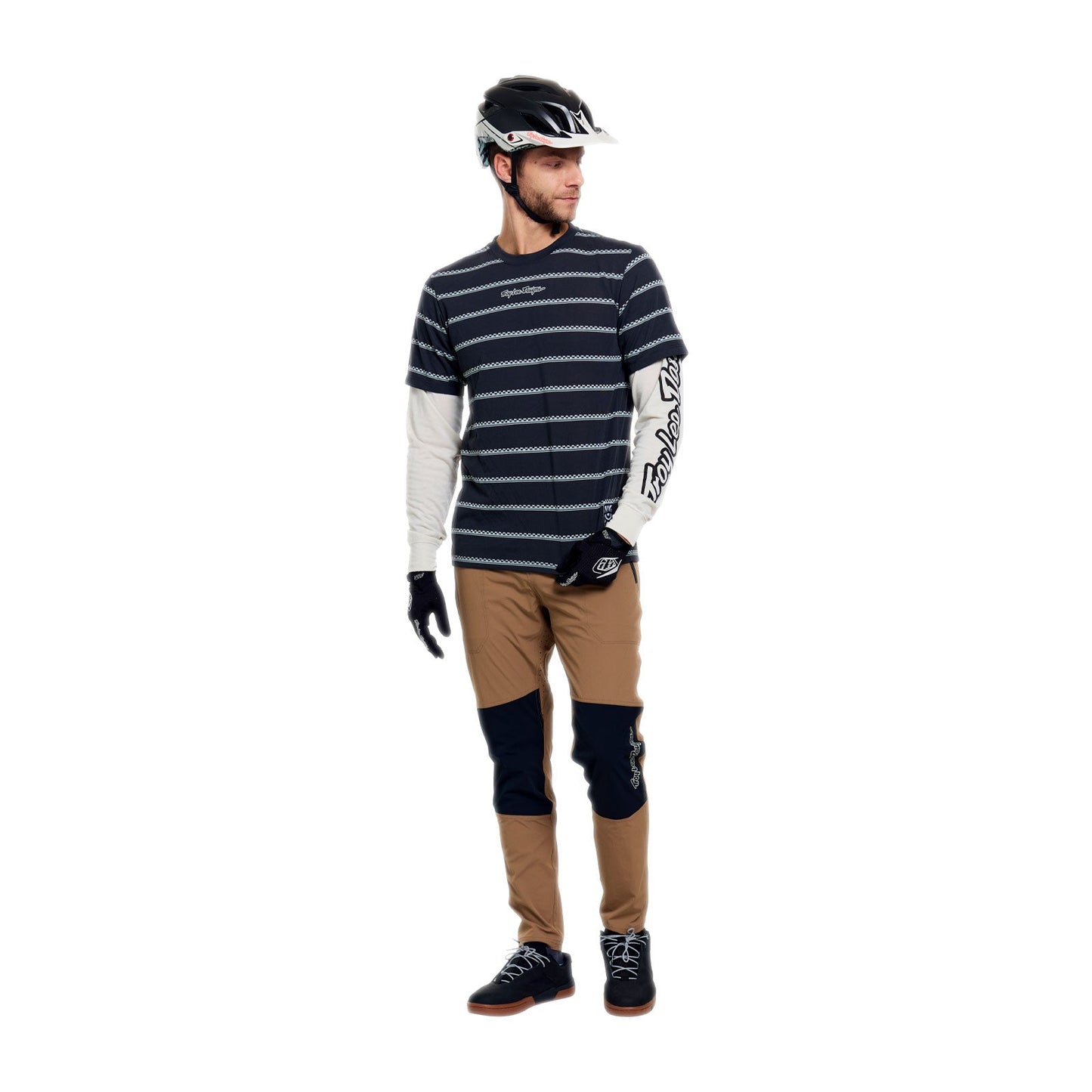 Skyline Fakie Ride LS Tee Stripe Carbon