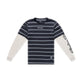 Skyline Fakie Ride LS Tee Stripe Carbon