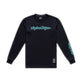 Skyline Ride LS Tee Signature Black / Real Teal