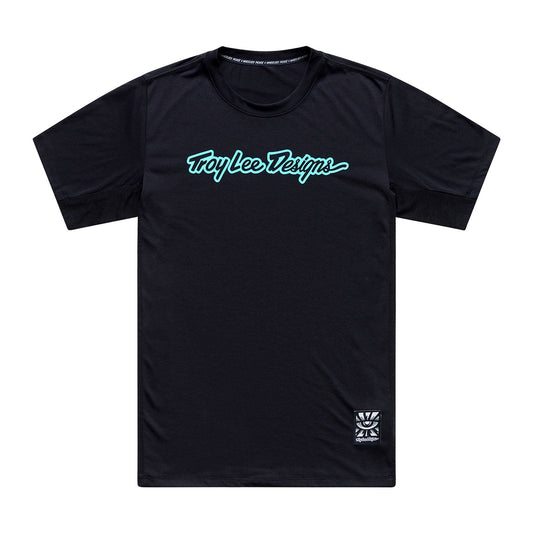 Skyline Ride SS Tee Signature Black / Real Teal